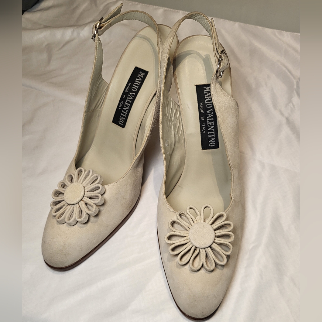 Mario Valentino Women's Cream Shoes